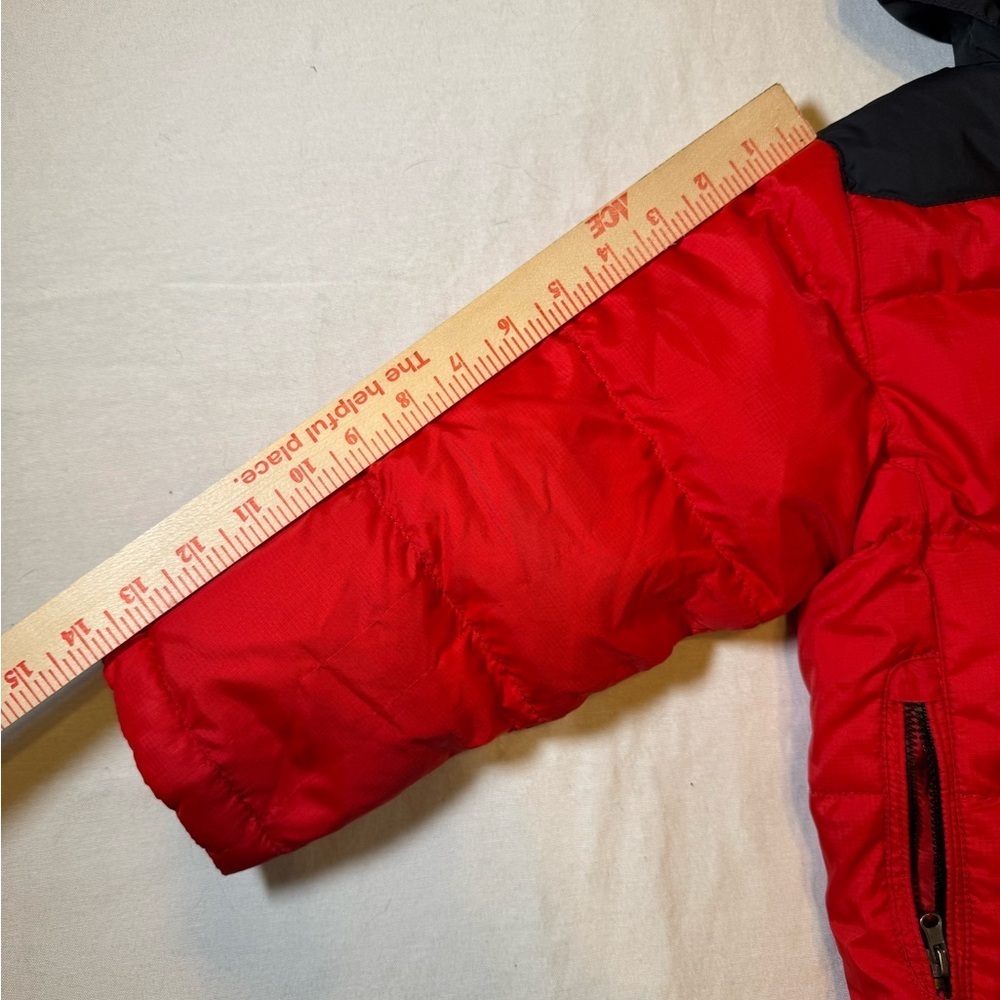 Kid’s Polo by Ralph Lauren Red and Black Puffer Jacket - no size tag, see photos - Picture 7 of 8